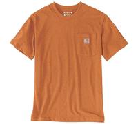 Carhartt Relaxed Fit Heavyweight K87 Pocket T-Shirt, orange, Größe M für Männer