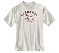 Carhartt Herren T-Shirt Relaxed Fit S/S Graphic, Farbe:Malt, Größe:S