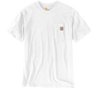 Carhartt, Herren, K87 Lockeres, schweres, kurzärmliges T-Shirt mit Tasche, Weiß, XS
