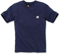 Carhartt Herren T-Shirt Workw Pocket T-Shirt S/S Navy-XS