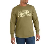 Carhartt Herren Tilden Graphic Long-Sleeve Crew T Shirt, Military Olive, M EU
