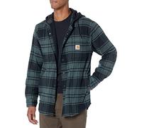 Carhartt Herren Übergangsjacke Flannel Fleece Lined Hooded, Farbe:elm, Größe: XXL