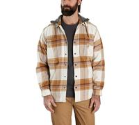 Carhartt Herren Übergangsjacke Flannel Sherpa-Lined Hooded, Farbe:carhartt Brown, Größe:L