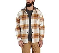 Carhartt Herren Übergangsjacke Flannel Sherpa-Lined Hooded, Farbe:carhartt Brown, Größe:S