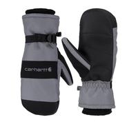 Carhartt Herren W.p. wasserdichte, isolierte Fäustlinge Handschuhe für kaltes Wetter, Grau dunkel/schwarz, Large