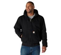 Carhartt, Herren, Weite, isolierte Freizeitjacke aus ausgewaschenem Segelleinen, Schwarz, M