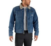 Carhartt Herren Winterjacke Relaxed Denim Sherpa Lined, Farbe:Beech Gr: L