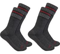 Carhartt Hevyweight Boot Socken (2er Pack), schwarz, Größe L