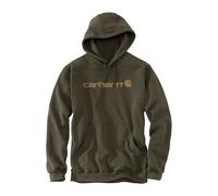Carhartt Hoodie mit Marquette-Logo Burnished Logs Heather Größe: M