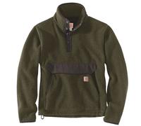 Carhartt Herren Relaxed Fit Fleece Pullover Fleecejacke, Basilikum Heather, M