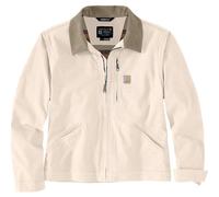 Carhartt Herren Rugged Flex Loose Fit Canvas Detroit Jacke, Natürlich, L
