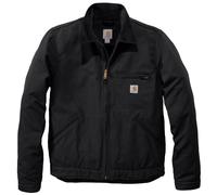 Carhartt Jacke Duck Detroit aus Segelleinen mit Deckenfutter – Herren – schwarz – Größe M