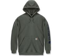 Carhartt Sleeve Logo Hoodie grün - L