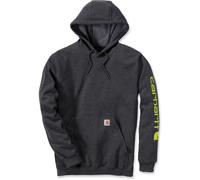 Carhartt Herren Hoodie K288 Sleeve Logo Midweight – Anthrazit meliert – Größe S