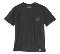 Carhartt Irvine Relaxed Work T-Shirt, schwarz, Größe 2XL für Männer