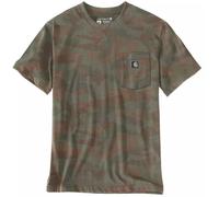 Carhartt Irvine Relaxed Camo T-Shirt, braun/grün, Größe S