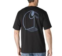 Carhartt T-Shirt Irvine Relaxed 3D Logo 100% Baumwolle Herren Schwarz Größe XXL