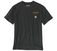 Carhartt Irvine Relaxed Hard Work T-Shirt, schwarz, Größe 2XL