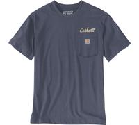 Carhartt Irvine Relaxed Hard Work T-Shirt, blau, Größe L