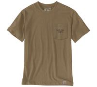 Carhartt Irvine Relaxed Hardwork Eagle T-Shirt 107777 - Größe 2XL - Farbe Night Fatigue Heather
