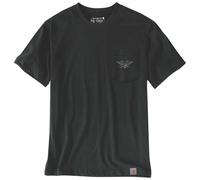 Carhartt Irvine Relaxed Hardwork Eagle T-Shirt 107777 - Größe M - Farbe Black