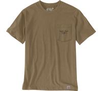 Carhartt Irvine Relaxed Hardwork Eagle T-Shirt 107777 - Größe 2XL - Farbe Night Fatigue Heather