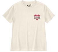 Carhartt Damen Irvine Relaxed Heritage Heart T-Shirt 107534 Eggshell-L