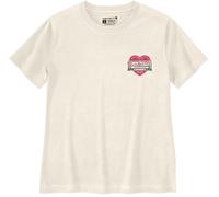 Carhartt Irvine Relaxed Heritage Heart Damen T-Shirt, beige, Größe S