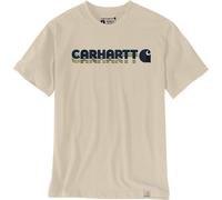 Carhartt Irvine Relaxed Layered Logo T-Shirt 107318 Oat Milk-XXL