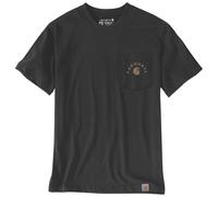 Carhartt Irvine Relaxed Work T-Shirt, schwarz, Größe 2XL für Männer