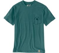Carhartt Irvine Relaxed Work T-Shirt 107317 Transformative Teal-XXL