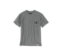 Carhartt Irvine Relaxed Work T-Shirt, schwarz-grau, Größe M für Männer