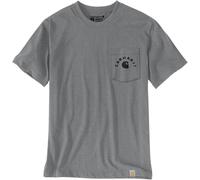 Carhartt Irvine Relaxed Work Kurzarm T-Shirt dunkelgrau - M