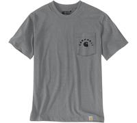 Carhartt Irvine Relaxed Work Kurzarm T-Shirt dunkelgrau - M