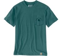 Carhartt Irvine Relaxed Work T-Shirt blaugrün - L