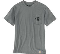 Carhartt Irvine Relaxed Work T-Shirt, schwarz-grau, Größe L für Männer