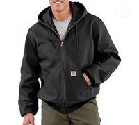 Carhartt Herren Loose Fit Firm Duck Thermal-Lined Active Jacket Work Utility Oberbekleidung, Schwarz, 4X-Large