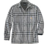 Carhartt Flannel Sherpa Lined Hemd, grau, Größe M