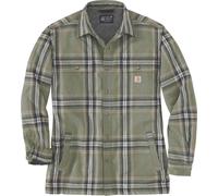 Carhartt Jacke Flannel Sherpa Lined Shirt Jac Basil-2XL