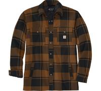 Carhartt Herren Übergangsjacke Flannel Sherpa-Lined, Farbe:carhartt Brown, Größe:2XL