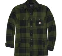 Carhartt Herren Relaxed Fit Flannel Sherpa-Lined Shirt Jac Hemd mit Button-Down-Kragen, Chive, Mittel