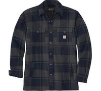 Carhartt Jacke Flannel Sherpa-Lined Shirt Jac Navy-S