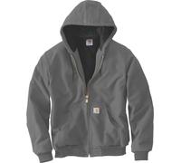Carhartt Firm Duck Insulated Flannel-Lined Active Textil Jacke, grau, Größe 2XL für Männer