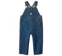 Carhartt Jungen Latzhose aus gewaschenem Denim, Mittlere Waschung, 12 Monate