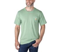 Carhartt K87 POCKET S/S T-SHIRT 103296 - Größe M - Farbe deep lagoon heather