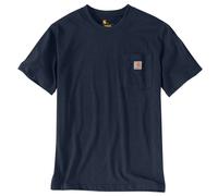 Carhartt K87 POCKET S/S T-SHIRT 103296 - Größe XL - Farbe navy
