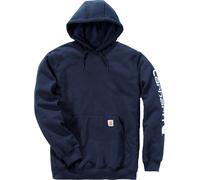 Carhartt Kapuzenpullover Midweight Sleeve Logo Herren New Navy Größe M