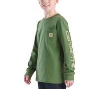 Carhartt Kids CA6458 Langarm-T-Shirt mit Tasche - Jungen, Bronzegrün, 122