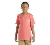 Carhartt Kinder CA6655 T-Shirt, kurzärmelig, mit Tasche, Unisex, Hellorange, 5