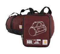 Carhartt Klassische runde Reisetasche mit Mehrzwecktasche, strapazierfähig, wasserabweisend, verstaubar, für Baustelle, Fitnessstudio und Reisen, Port, 60L, 60 Liter